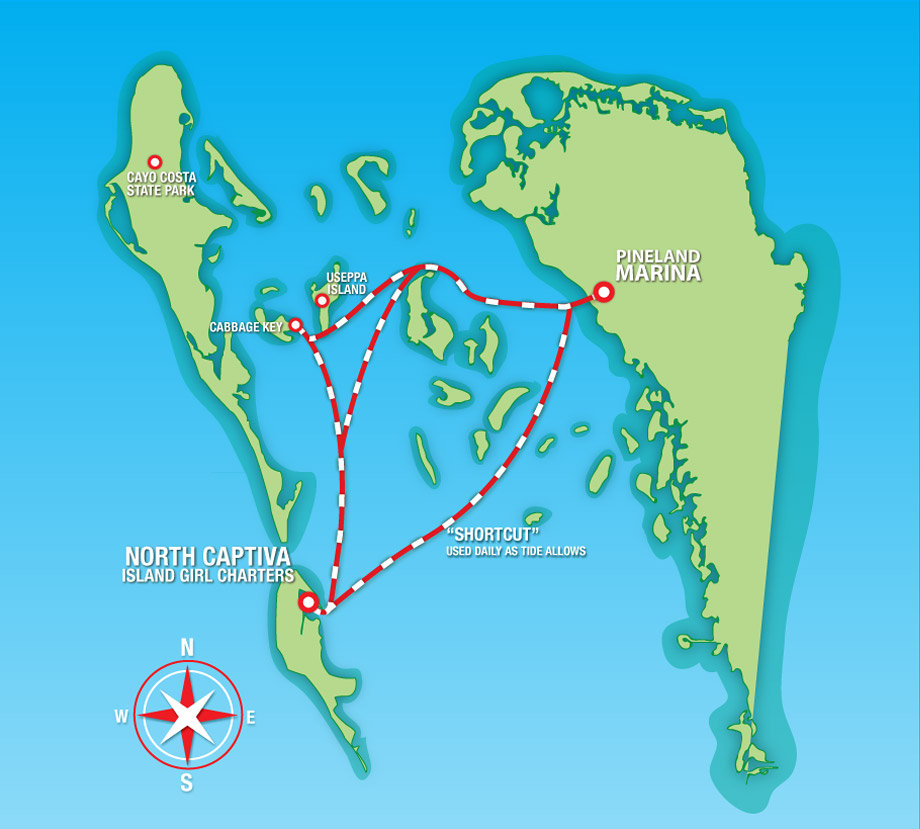 Island Girl Charters Map